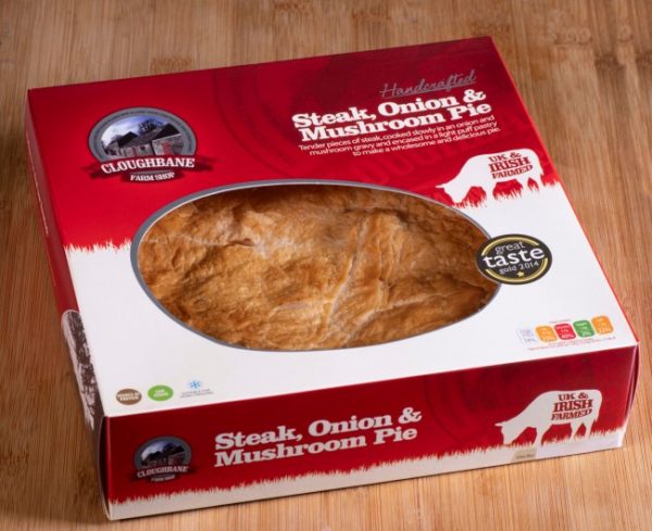 Steak, Onion & Mushroom Pie