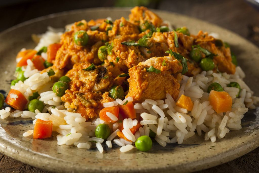 1lb Chicken Curry Stir Fry (454g) Cloughbane Farm